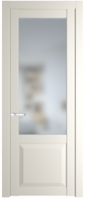   	Profil Doors 1.2.2 PD со стеклом перламутр белый
